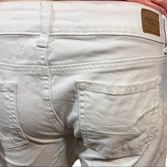 AMERICAN Eagle white denim shorts - Picture 5 of 9